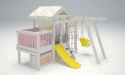 Игровой комплекс Савушка Baby 2 розовый