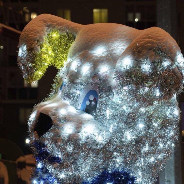 Светодиодная фигура из мишуры Щенок 2.3 м., (3DGR321)