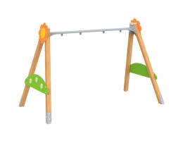 Качели на брусе «Цветочные» двойные, 420.15 исп.1