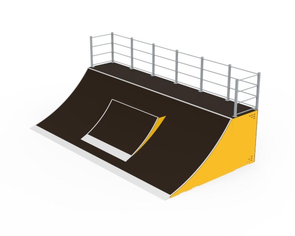 Квотерпайп с выступом