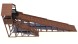 Зимняя деревянная горка Custwood Winter W8 с крышей (лестница сбоку, скат 8 м)