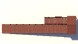 Зимняя деревянная горка Custwood Winter W8 с крышей (лестница сбоку, скат 8 м)
