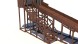 Зимняя деревянная горка Custwood Winter W8 с крышей (лестница сбоку, скат 8 м)