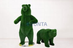 Топиари композиция медведь цирковой h=250см и медведь Муни — газон Deluxe Green