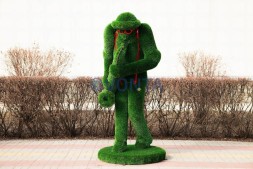 Топиари музыкант, саксофонист Гарретт — газон Deluxe