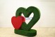 Топиари стела сердца Гармония, мини — газон Есо