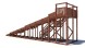 Зимняя деревянная горка Custwood Winter W9 (лестница сбоку, скат 10 м)