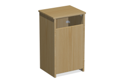 Урна с магнитной дверкой, без вставки, МФ-57