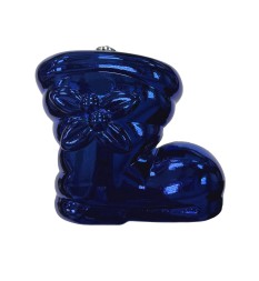 Сапожок глянцевый, синий, 15 см