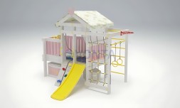 Игровой комплекс Савушка Baby 3 розовый