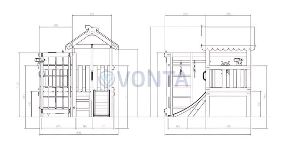 Детская площадка Савушка Baby play 1