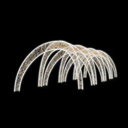 Светодиодный тоннель из арок Дуга 350 см. 4 шт., (SR202)