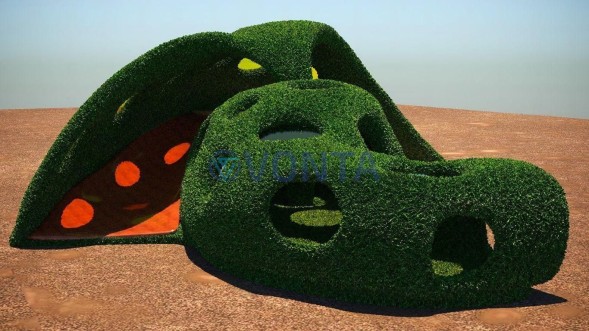 Топиари лабиринт №1 — газон Eco