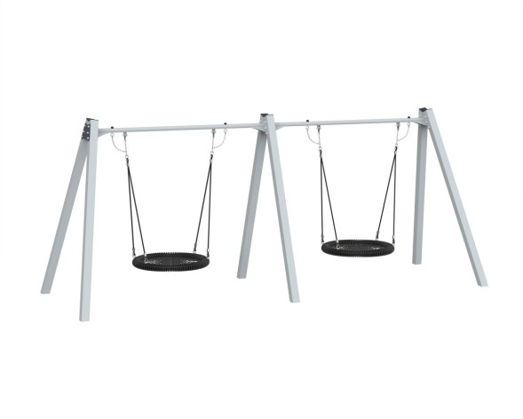 Качели на металлических стойках «2 гнезда», 423.03 исп.7