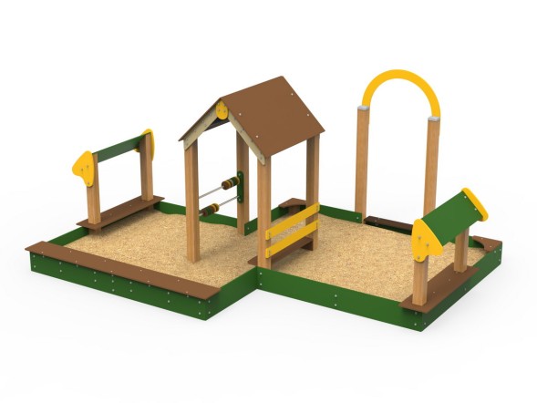 Песочный дворик «Деревенька», 371.09 исп.9