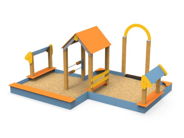 Песочный дворик «Деревенька», 371.09 исп.9