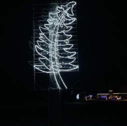 Световое панно - консоль Елочка