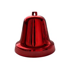 Колокольчик глянцевый, красный, 12,5 см, 15 см