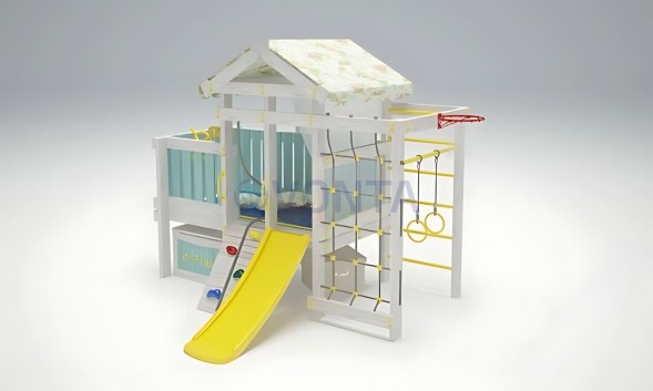 Игровой комплекс Савушка Baby 3 голубой