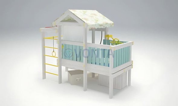 Игровой комплекс Савушка Baby 3 голубой