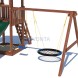 Детская деревянная игровая площадка для улицы дачи CustWood Active 5