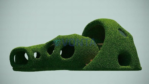 Топиари лабиринт №1 — газон Deluxe