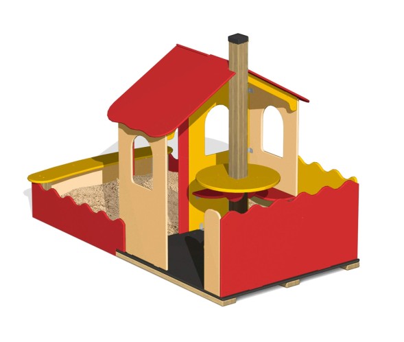 Домик “Комбо” с песочницей, ПС-59.2