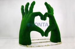 Топиари стелла руки — сердце, h=300см- газон Deluxe Green