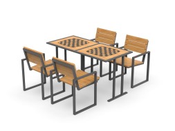 Стол шахматный парный, 141.50