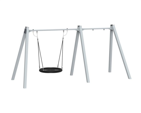 Качели на металлических стойках «Гнездо + 1 подвес». 1 подвес приобретается отдельно, 423.03 исп.2