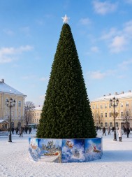 Уличная каркасная сосна «Уральская Magic» 30 м