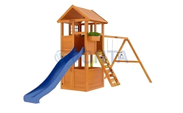 Деревянная детская площадка для дачи Igragrad Клубный домик