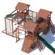Детская деревянная игровая площадка для улицы дачи CustWood Active 15
