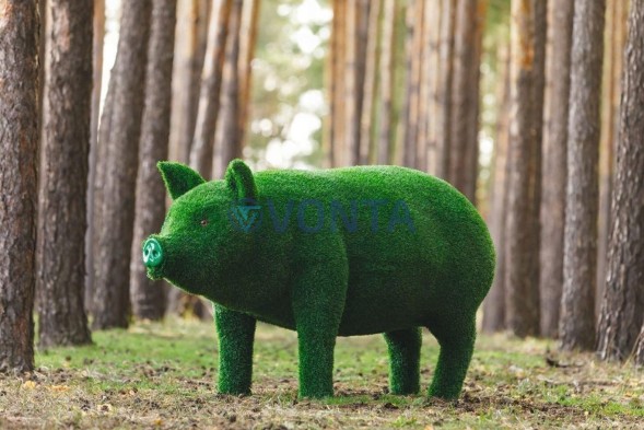 Топиари свинка мама — газон Eco