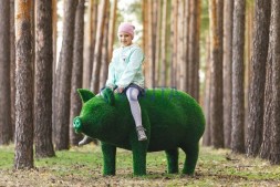 Топиари свинка мама — газон Eco