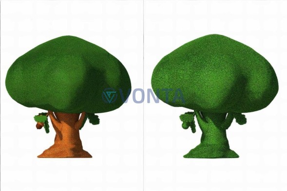 Топиари дуб, h=100 см — газон Есо