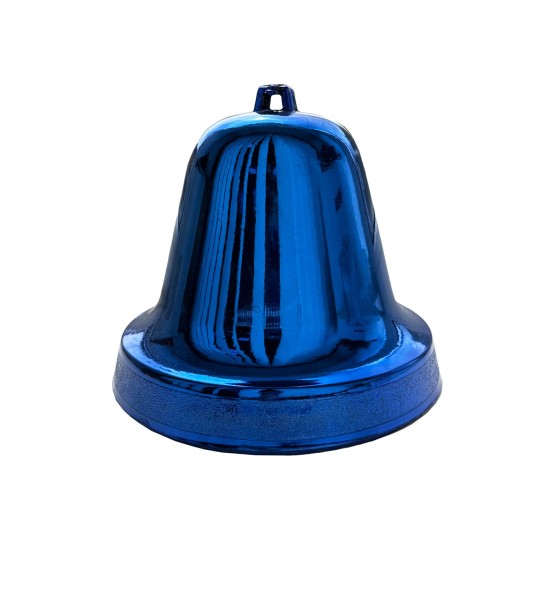 Колокольчик глянцевый, синий, 12,5 см, 15 см