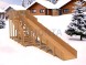 Зимняя деревянная горка IgraGrad Snow Fox скат 10м