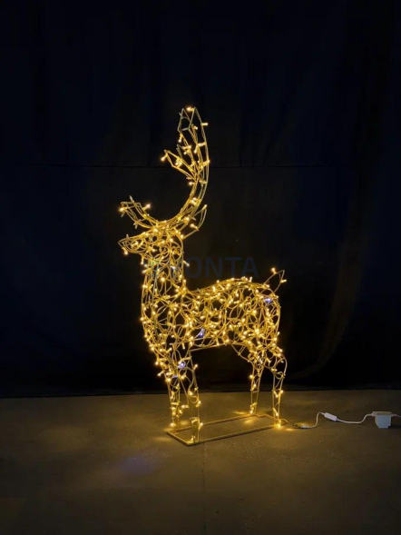 Светодиодная фигура Олень стилизованный 220 см., (SR034)