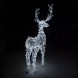Светодиодная фигура Олень ажурный 2,5 м., динамика, белый