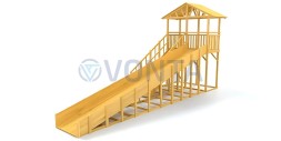 Зимняя горка Савушка Зима Wood-8/1