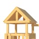 Детская площадка CustWood Junior J1 с деревянной крышей