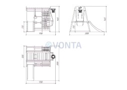 Детский комплекс Савушка Непоседа 5 oak
