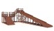 Зимняя деревянная горка Custwood Winter W12 (2 ската — 12 м и 6 м)