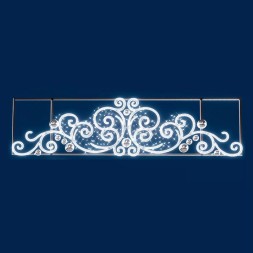 Светодиодная перетяжка Морозные узоры 5*1.3 м., 220В