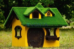 Топиари дом для гномиков, h=170 см — газон Premium