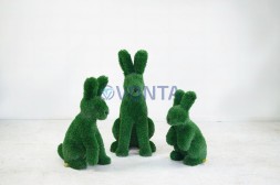 Топиари композиция зайцы, 5шт. — газон Deluxe Green