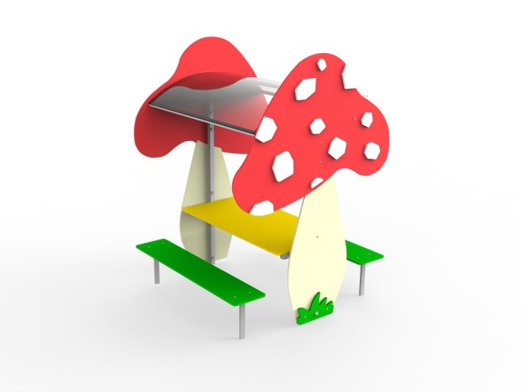 Стол с навесом «Грибок», 132.01 исп.1