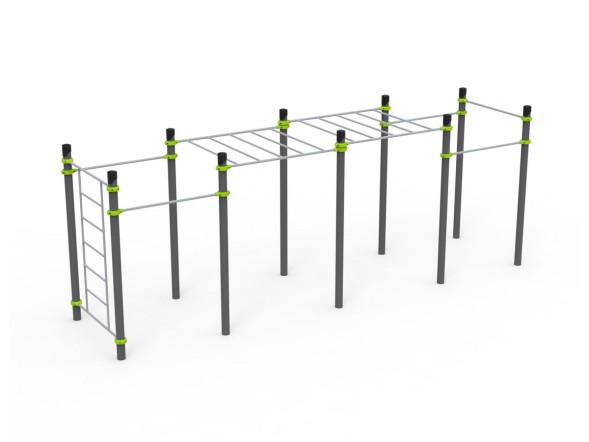 Комплекс рукоходов с турниками и шведской стенкой, 651.74