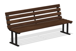 Диван парковый, МФ-58.1